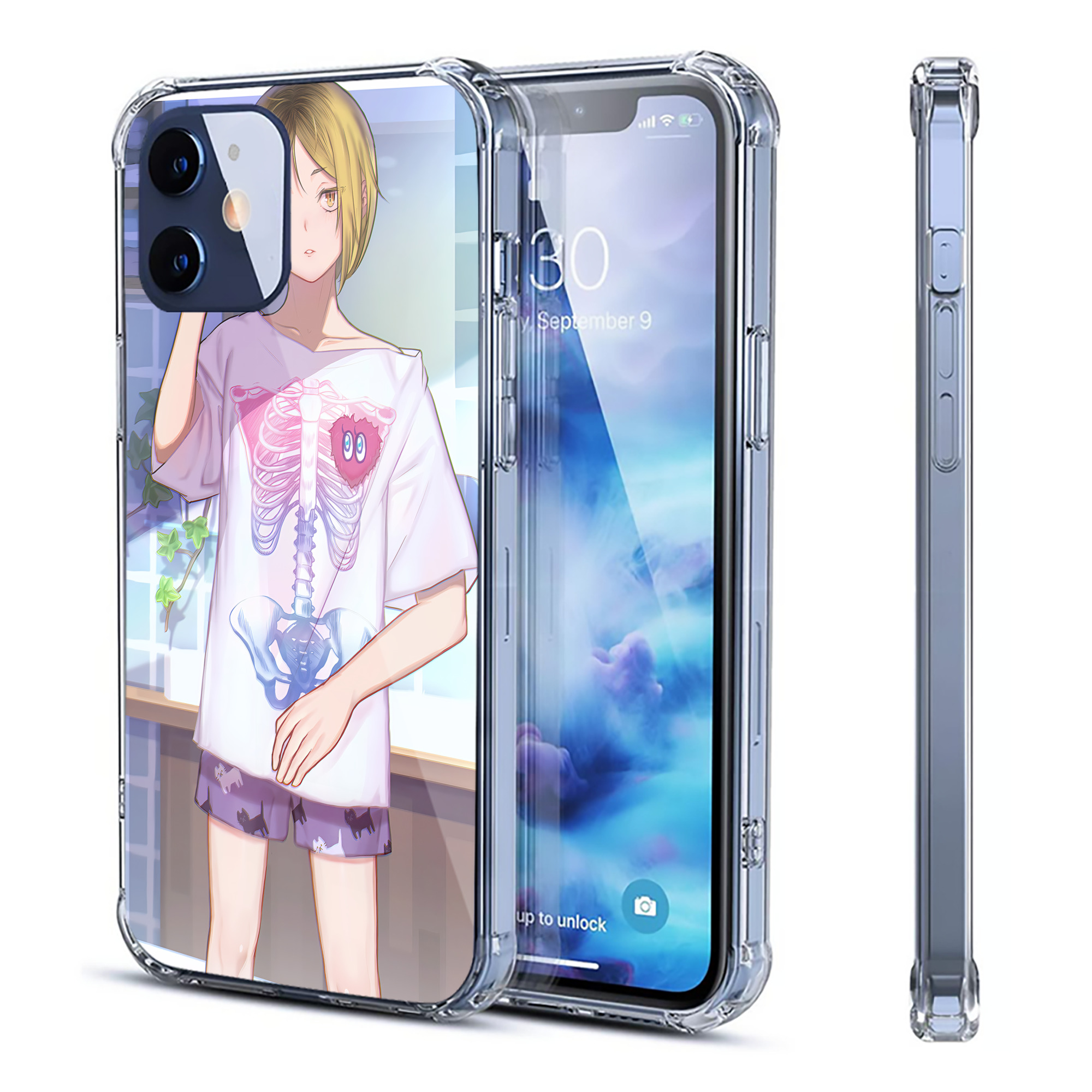 （画像用） ハイキュー!! Haikyu!! 【iPhone 12シリーズ対応】透明スマホケース（クリアソフトケース）